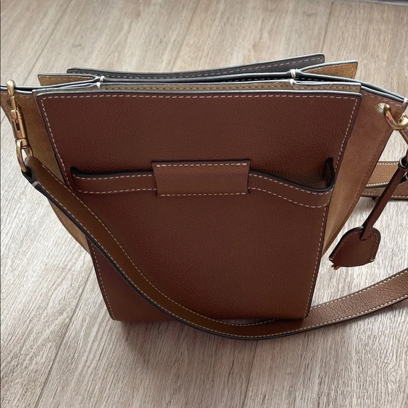 Tory Burch Brown and Tan Crossbody Bag - Picture 9 of 14